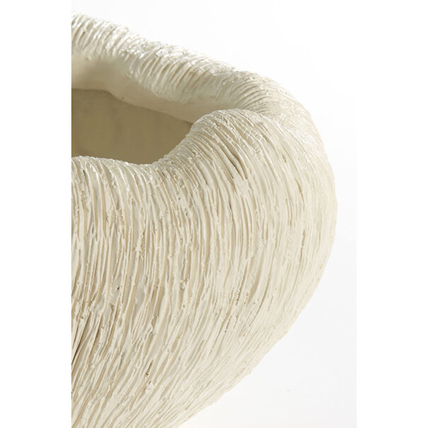 Light en Living Vaas deco 39,5x32x24 cm DENISA crème