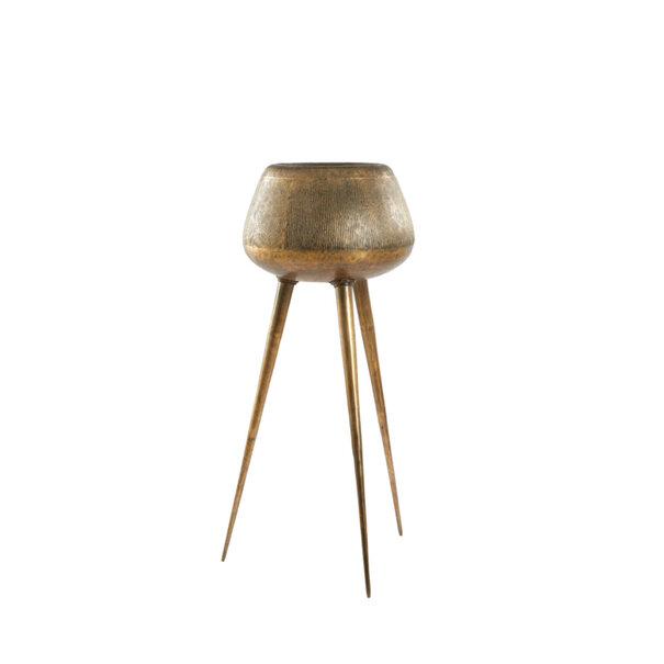 Light en Living Pot op voet deco Ø75x149 cm MARIELLE goud