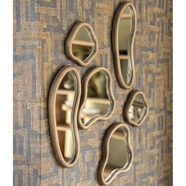 By Boo Spiegel Akiro - set van 3 spiegels