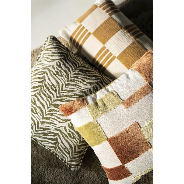 By Boo Kussen Tigra 45x45 cm - groen