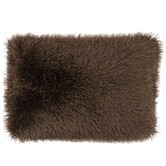 Kussen Doodly 40x60 cm - dark bruin