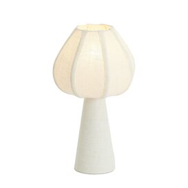 Tafellamp Ø23x40 cm SORELLA linnen creme