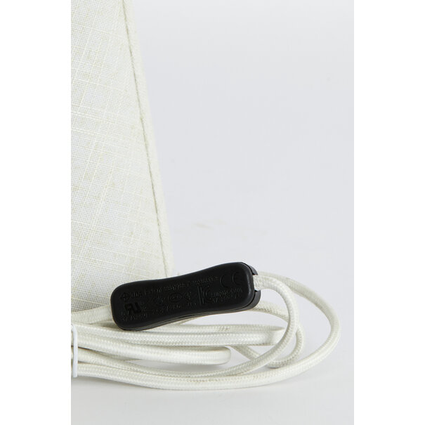 Light en Living Tafellamp Ø23x40 cm SORELLA linnen creme