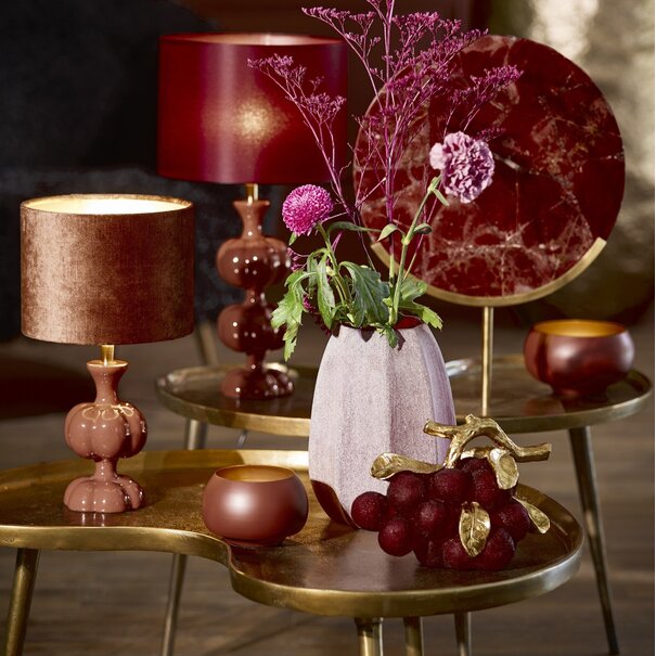 Light en Living Lampvoet Ø10x29 cm CALDAS glans terra