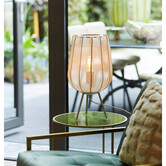 Tafellamp PLUMERIA Zand Ø25x45 cm - Light & Living