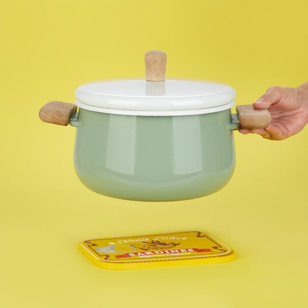 Balvi Pannenonderzetter Conserverie Sardines – Geel