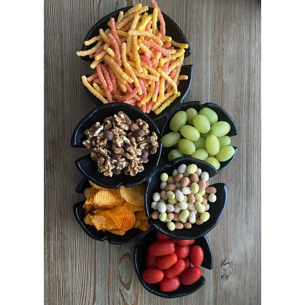 Light en Living Schaal 47x27x6,5 cm BABINE mat zwart