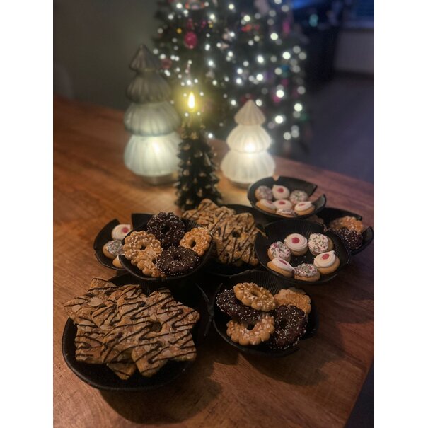 Light en Living Schaal 47x27x6,5 cm BABINE mat zwart