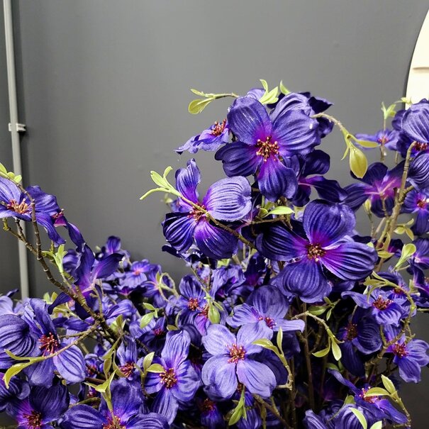 Countryfield Kunstbloem Cornus paars - 44 x 10 x 128 cm