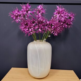 Vaas Ø34x50 cm KOBALA glas zand-crème