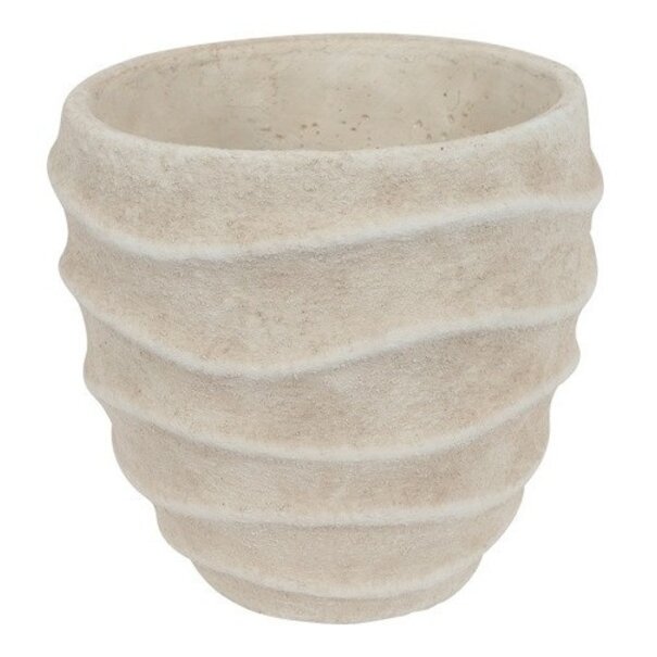 Countryfield Bloempot Ribbel Creme L