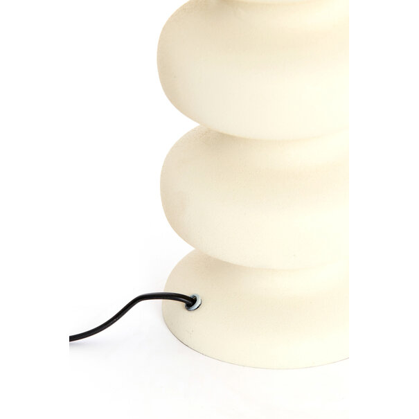 Light en Living Lampvoet Ø15x24 cm SOROCA mat crème