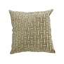 Kussen 45x45 cm ROMAIN groen-wit