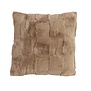 Kussen 45x45 cm COMBARRO lichtbruin