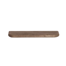 Wandplank 50x15x3 cm TARONTU mat grijs/bruin