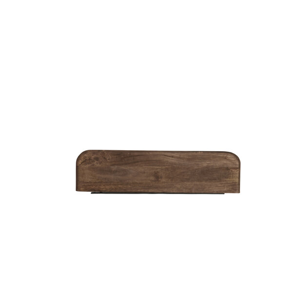 Light en Living Wandplank 70x17x3 cm TARONTU mat grijs/bruin
