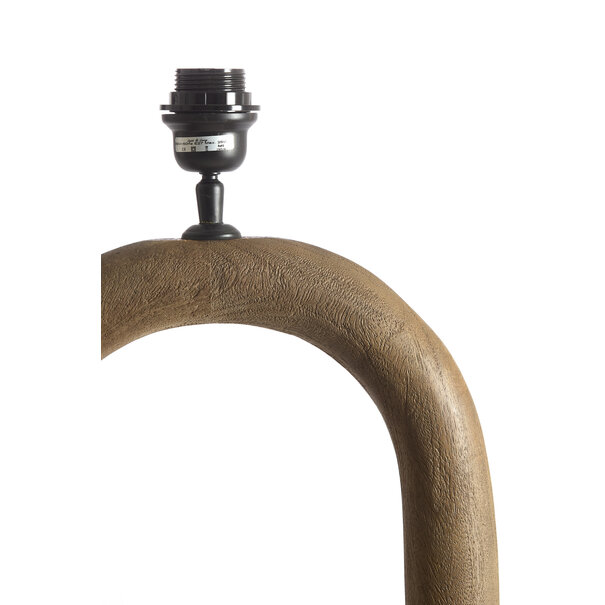 Light en Living Vloerlamp 35x20x119 cm PACECO hout grijs-donker bruin