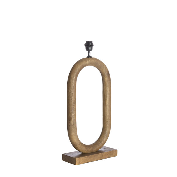 Light en Living Lampvoet 35x12x59 cm PACECO hout grijs-donker bruin