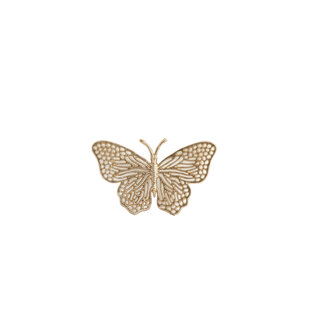 Ornament BUTTERFLY goud 26 x 16 x 3 cm