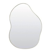 Spiegel 61x1,5x84 cm AZULA helder glas+crème