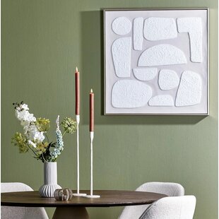 Wandornament 80x3,5x80 cm NIEVES zand+crème