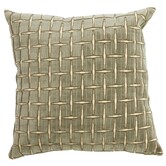 Kussen 45x45 cm ROMAIN groen-wit