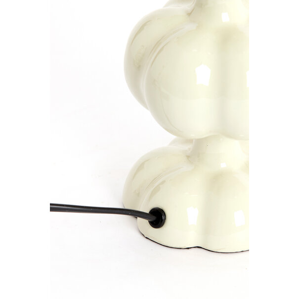 Light en Living Lampvoet Ø10x29 cm CALDAS glans crème