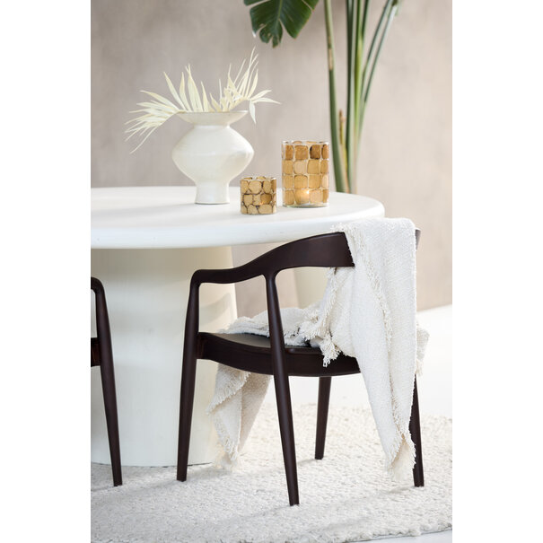 Light en Living Theelicht Ø10x11 cm DRONERO glas transparant+bruin