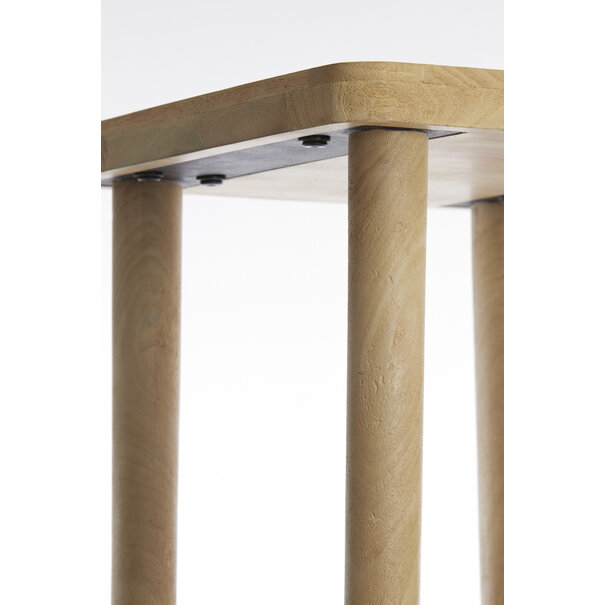 Light en Living Zuil 42x42x100 cm QIANO mango hout naturel