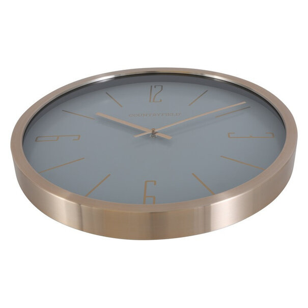 Countryfield Wandklok Copper L goud / taupe Ø 50 cm