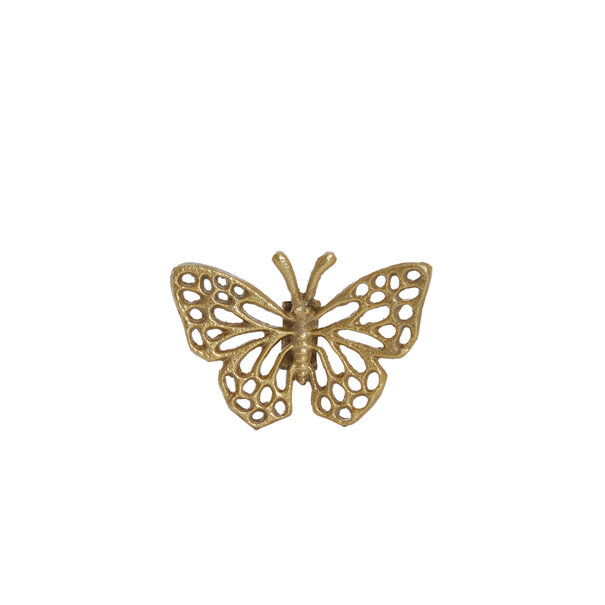 Light en Living Ornament BUTTERFLY set van 3 glanzend goud