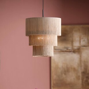 Hanglamp 3L Ø45x50 cm MALAIKA taupe
