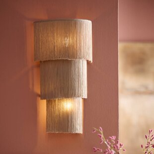 Wandlamp 2L 33x14x55 cm MALAIKA taupe