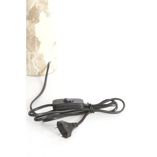 Light en Living Lampvoet Ø9x28 cm MALIKI marmer zand