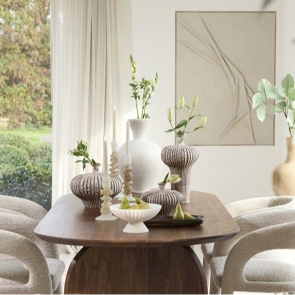 Light en Living Wandornament 90X2,5X120 Cm ELINOR Creme