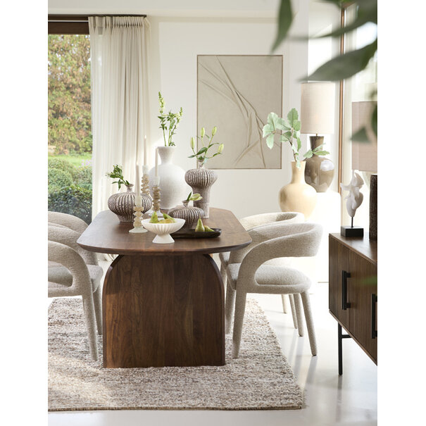 Light en Living Wandornament 90X2,5X120 Cm ELINOR Creme