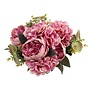 Kunst boeket Peony Hydrangea 3x3 Lila