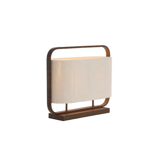 Light en Living Tafellamp  45x15x37,5 cm LECCE donkerbruin + touw naturel