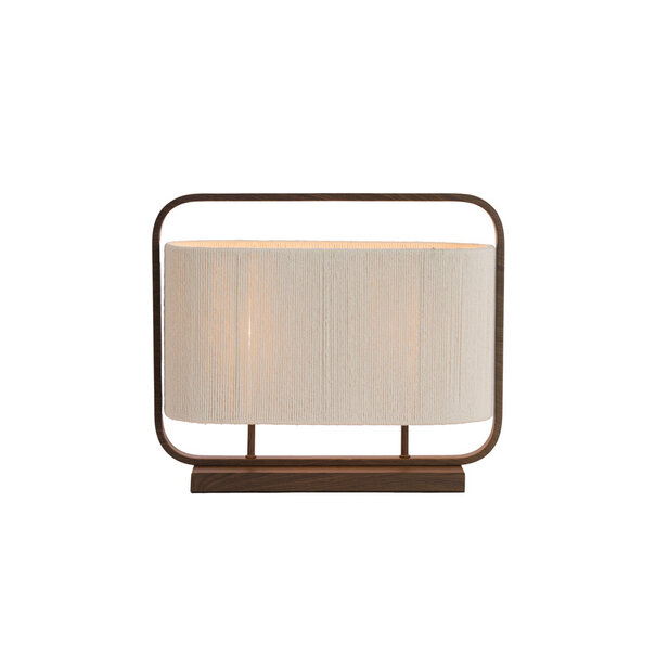 Light en Living Tafellamp  45x15x37,5 cm LECCE donkerbruin + touw naturel