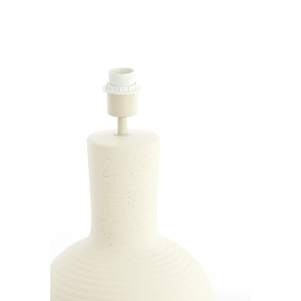 Light en Living Lampvoet Ø28,5x52 cm ULLOA keramiek mat creme