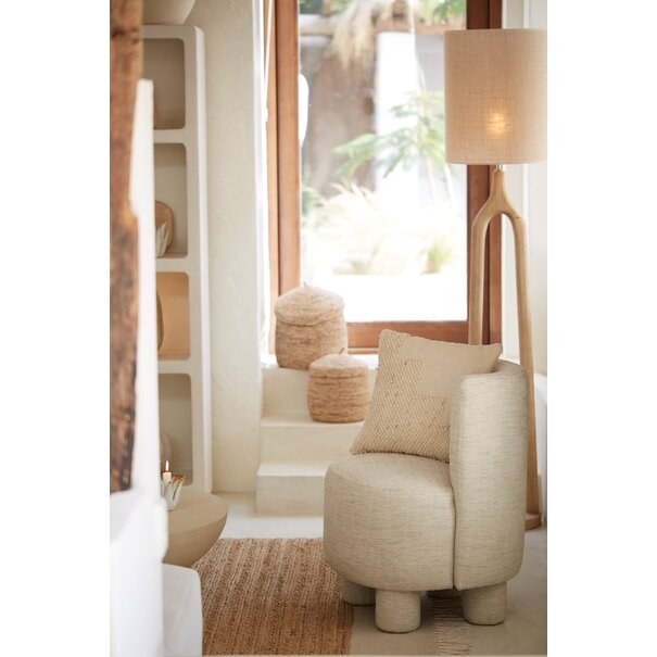 Light en Living Kap cilinder 40-40-49 cm SENDAI zand