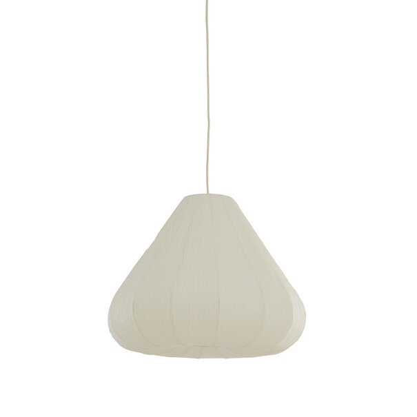 Light en Living Hanglamp Ø57x45 cm SARELLA papier wit