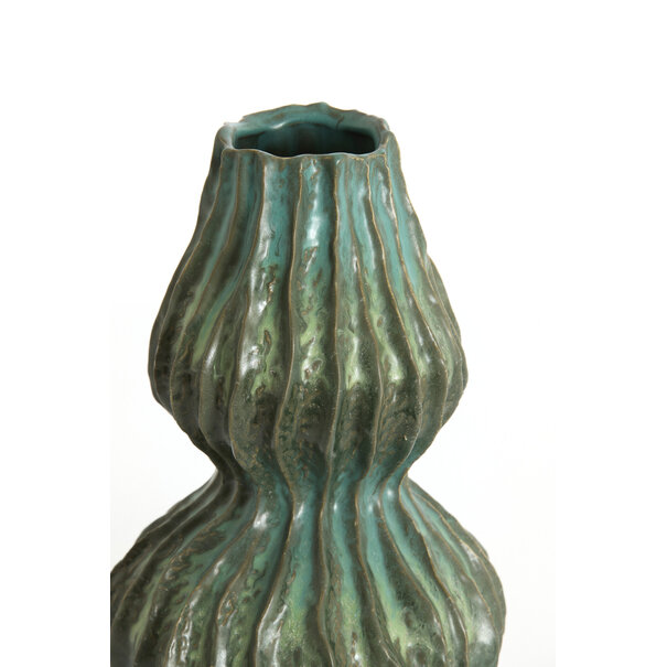 Light en Living Vaas deco Ø19x31,5 cm VANIA keramiek blauw