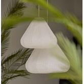 Hanglamp Ø35x28 cm  SARELLA papier wit