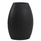 Vaas deco 35x20,5x49,5 cm MAMBAS zwart
