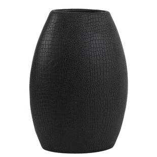 Vaas deco 35x20,5x49,5 cm MAMBAS zwart