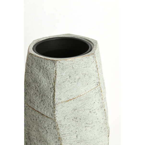 Light en Living Pot deco 50x47x88 cm AGELO blauw grijs