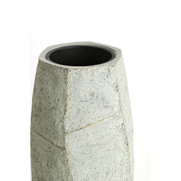 Light en Living Pot deco 50x47x105 cm AGELO blauw grijs