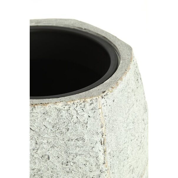 Light en Living Pot deco 50x47x105 cm AGELO blauw grijs