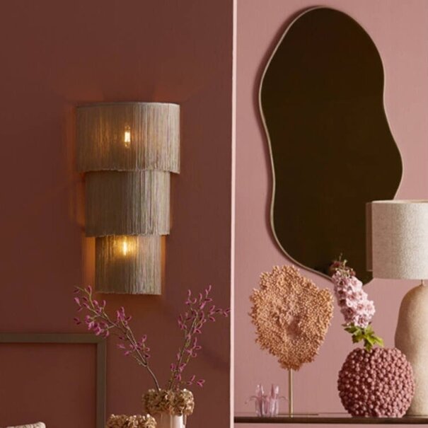 Light en Living Spiegel 59x1,5x120,5 cm AZULA bruin glas+brons